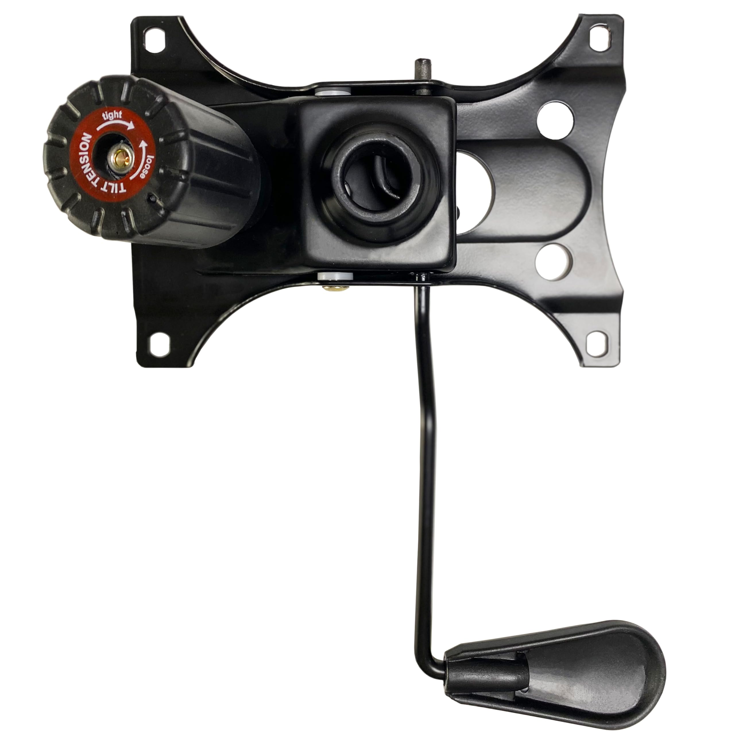 Hyejdrv 300Lbs Office Chair Tilt Control Mechanism Replacement Parts, W/ 5.9'    8.6' Mounting Holes Chair Base Heavy Duty Pla