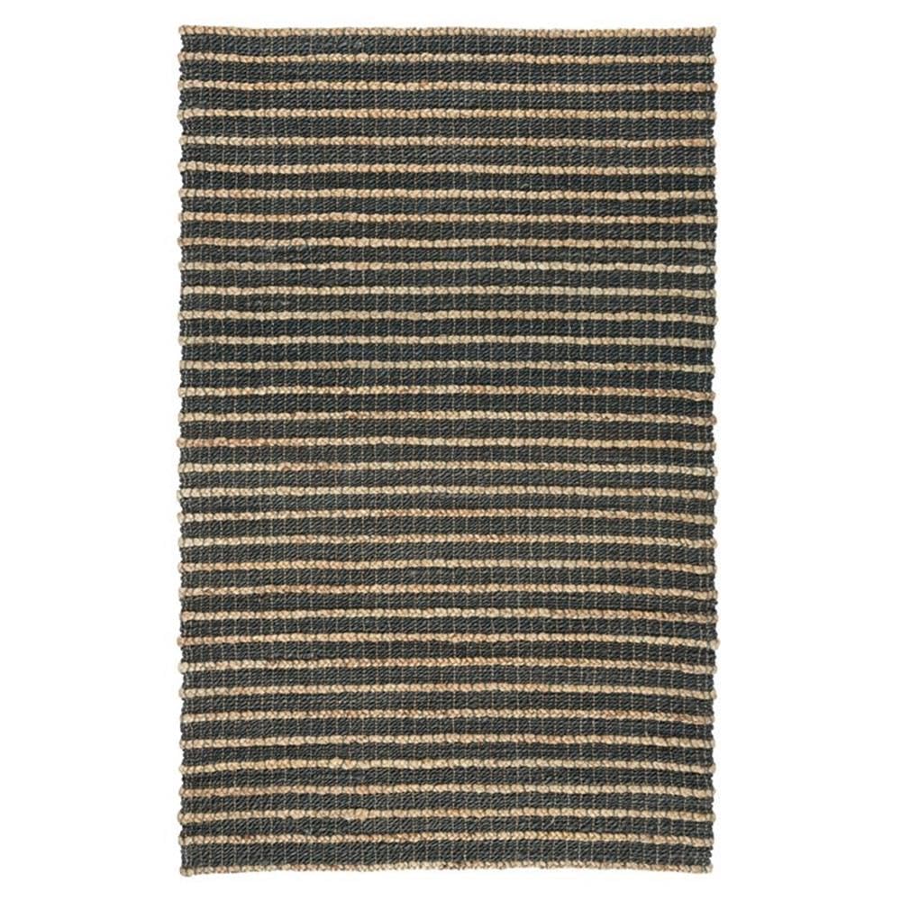 Kosas Home Alysa 60 X 96 Striped Jute Fabric Area Rug In Mineral Blue/Natural