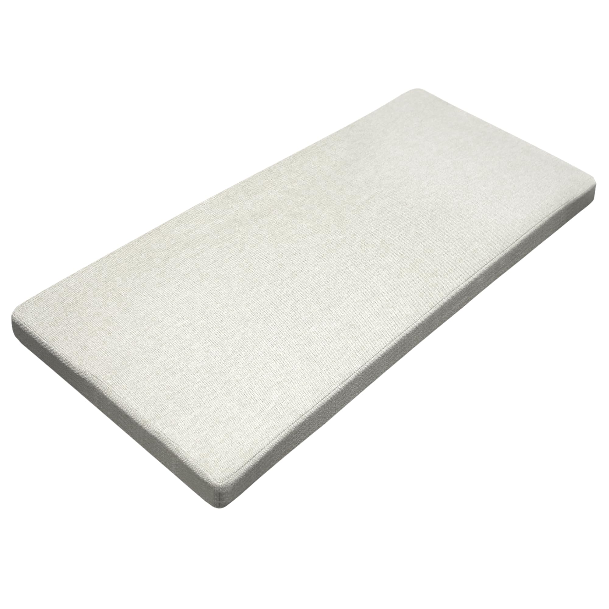 Yolojsdi 42 Inch Indoor Bench Cushion, High-Density Foam Classic Solid Rectangle Bench Seat Cushion Pad With Non-Slip Bottom, Wa