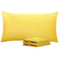 Ntbay King Pillowcase Set - 2 Pack Brushed Microfiber 20X36 Pillowcases - Soft, Wrinkle-Free, Fade-Resistant, Stain-Resistant, Y