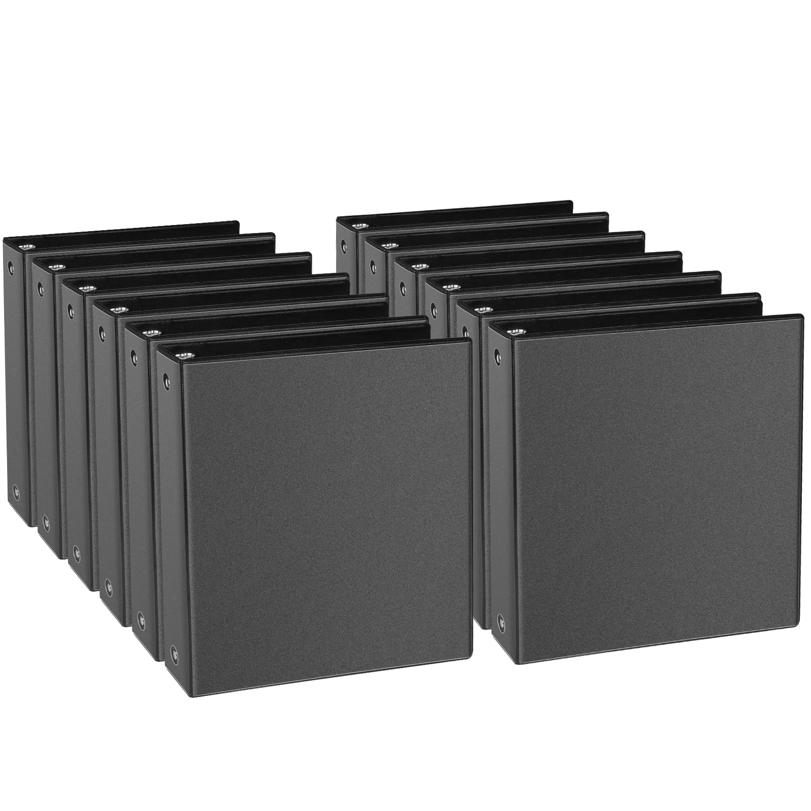 Cixildts 1-Inch Binder, 3 Ring Binder Fit Us Letter Size Paper, 1 ' Slant D Ring Binder, Presentation View Binder With 2 Pocekt