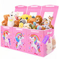 Livole Large Toy Box Collapsible Kids Toy Chest Bins with Lid & Divider