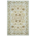 Rizzy Home Alora Decor Crypt 5' X 8' Border Blue/Ivory Hand-Tufted Area Rug