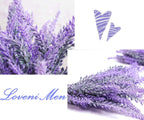 Lovenimen Artificial Lavender Flowers Bouquet In Purple, Fake Plant For Home Decor, Wedding, Garden, Office, Patio Decoration, P