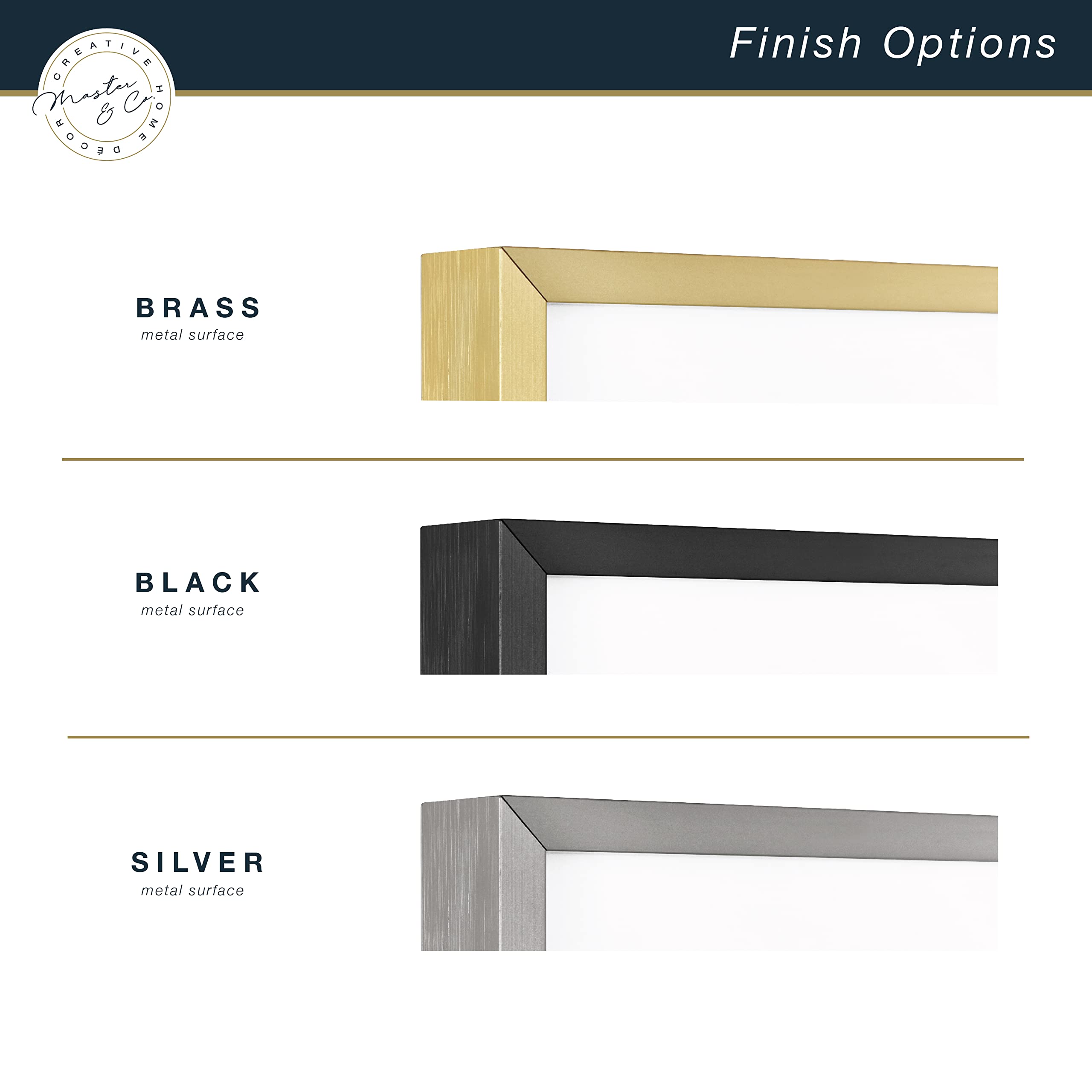 Mcs Master & Co. Foundry Metal Gallery Wall Frame, Black, 14 X 18 In Matted To 8 X 10 In