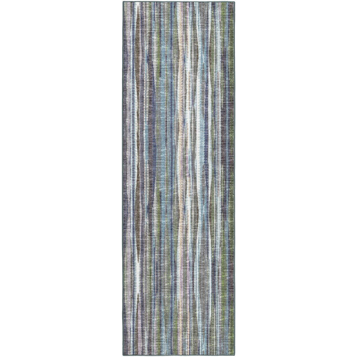 Amador Aa1 Purple Transitional Rug Runner 2' 6&quot; X 8'