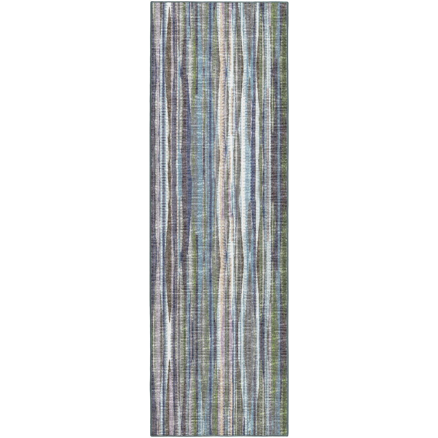 Amador Aa1 Purple Transitional Rug Runner 2' 6" X 10'