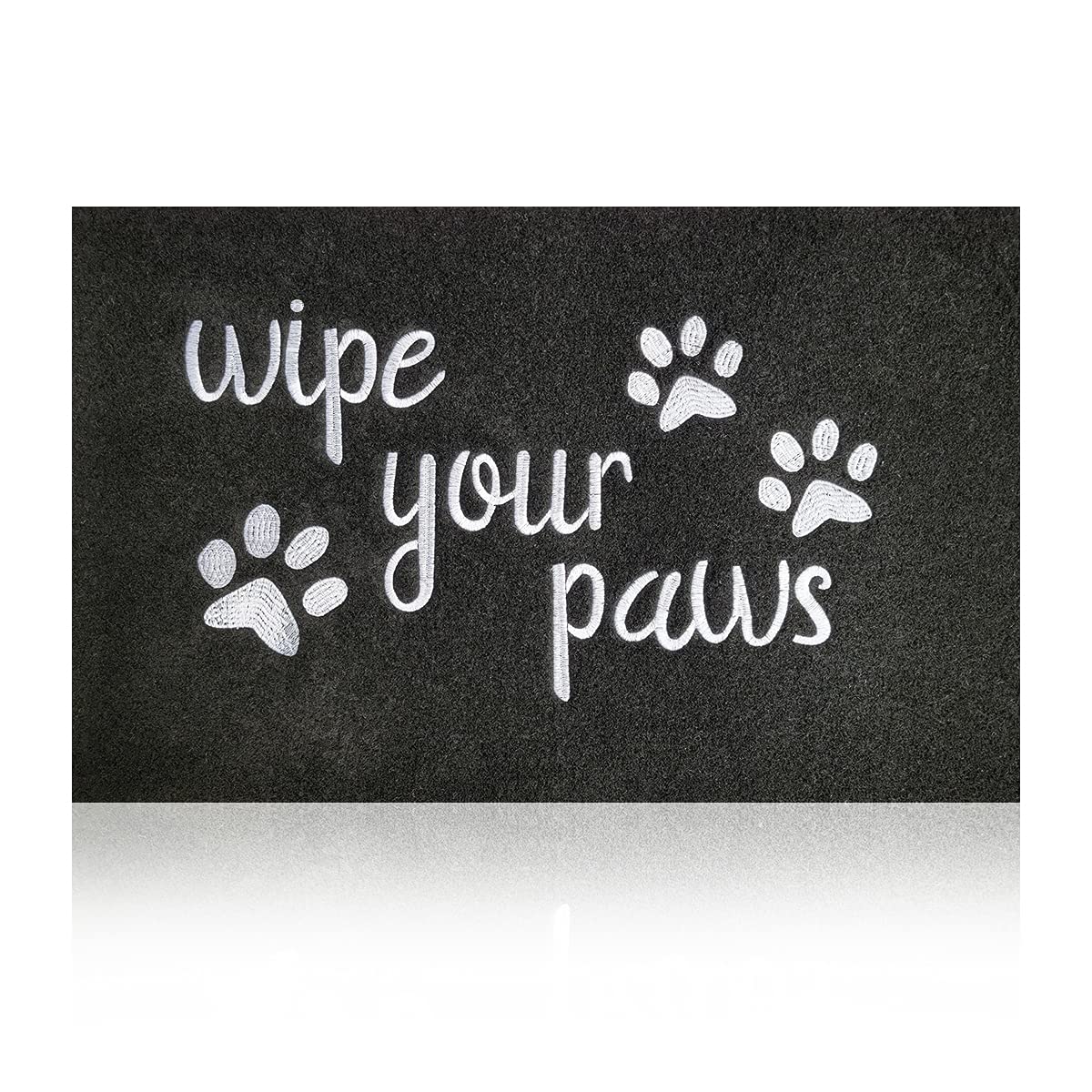 Hlfmvwe Welcome Mats For Front Door Wipe Your Paws Funny Doormat, Durable Natural Rubber Non Slip Back Mat Indoor Doormats Dog D