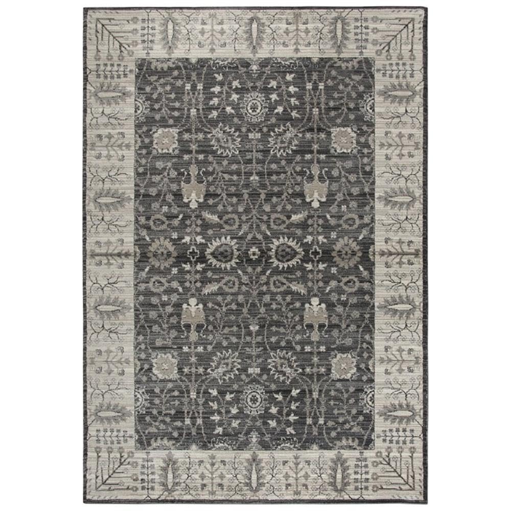 Rizzy Home Alora Decor Swagger 5'3"X7'6" Distress Gray/Taupe/Black/Natural Area Rug