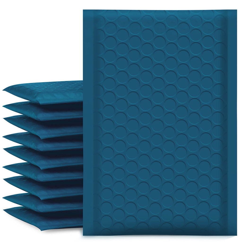 Ucgou Bubble Mailers 4X8 Inch Navy Blue 100 Pack Poly Padded Envelopes Small Business Mailing Packages Opaque Self Seal Boutique