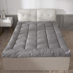 Soft & Cooling Pillow Top Mattress Topper California King With Breathable 300Tc Cotton Cover, Extra Thick Plush Bed Topper For B