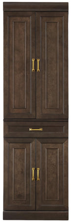 Crosley Furniture Stanton Pantry Storage Cabinet with Shelves, Kitchen, Dining, or Laundry Room, Coffee