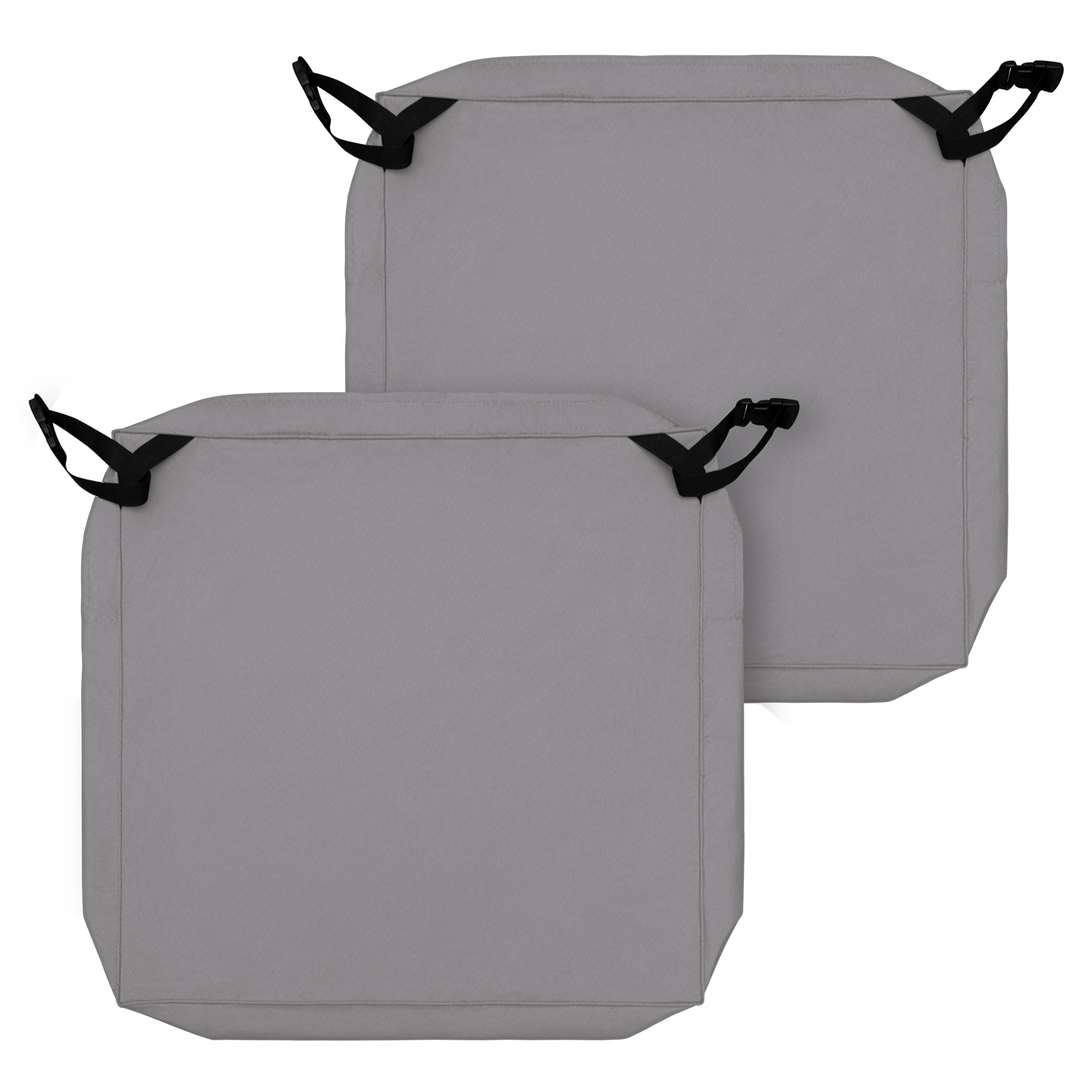 Easy-Going Waterproof Patio Outdoor Cushion Covers Replacement 24X24X4 Inch 2 Pack Non-Slip Set Cushion Slipcover With Zipper An