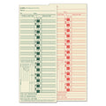 Tops 1275 Time Clock Cards, Bi-Weekly, Two-Sides, 3-1/2-Inch X9-Inch ,500/Bx