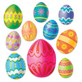 Beistle Easter Egg Cutouts