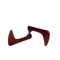 LeisureMod Imperial Triangle Coffee Table Base - Cherry