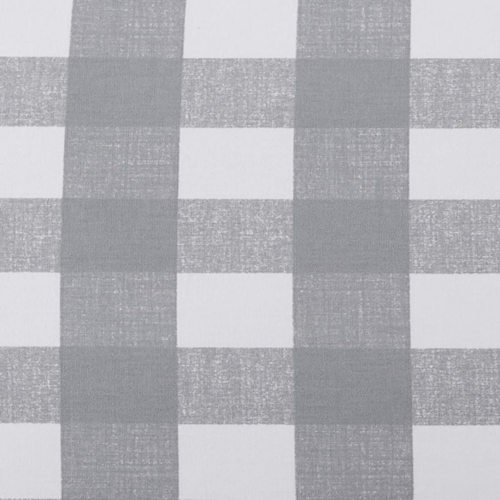 Eddie Bauer Home Sheets Cotton Percale Bedding Set, Crisp & Cool, Stylish Home Decor, Queen, Lakehouse Plaid Grey/White