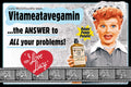 Buyartforless The I Love Lucy Show - Vitameatavegamin 36x24 Classic TV Art Print Poster