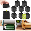 Yookwutar 8 Pack Furniture Risers 3 Inch, Adjustable Bed Risers Heavy Duty For Table Desk Couch Chair Sofa Cabinet Bed Frame Dor