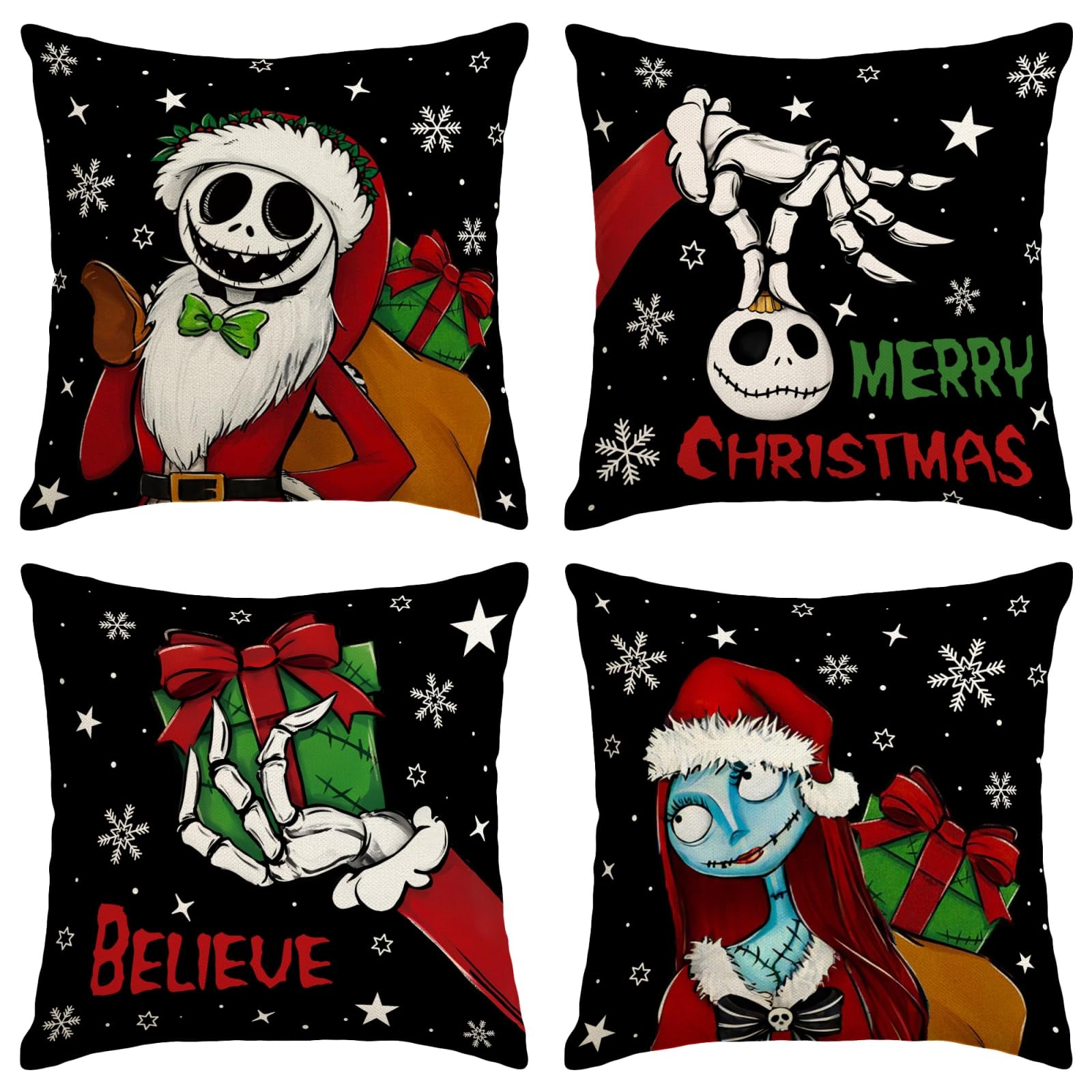 Christmas Pillow Cover Winter Xmas Pillow Case Decor Holiday Christmas Decorations For Home Party Sofa Bedroom
