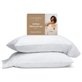 Comphy by Coop SoftSpa Pillowcase Set of 2, White Super Soft Pillow Cases Queen, Pillow Cases, Luxury Spa Quality Pillowcases, H