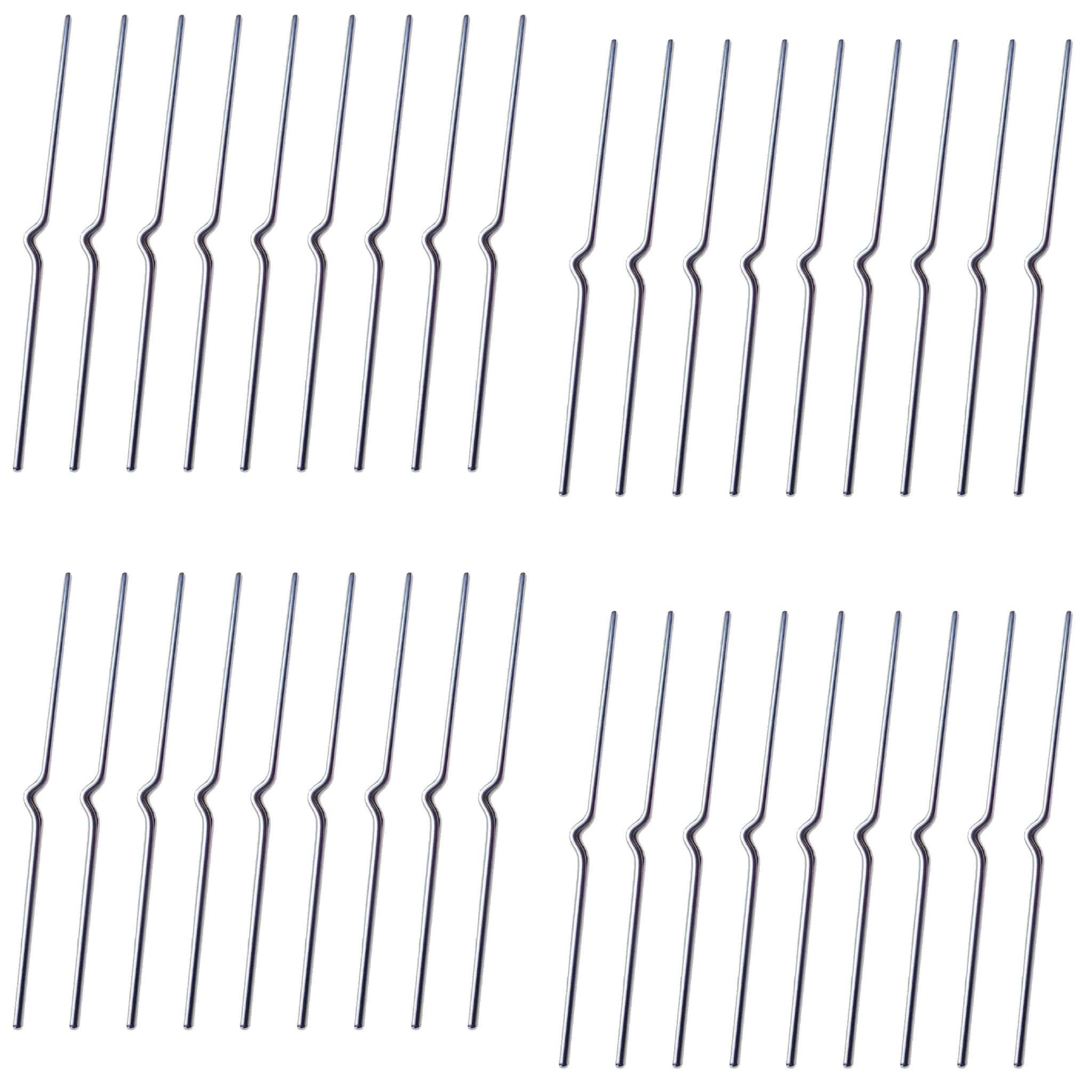 Victorystore Realtor Yard Sign Stakes: Standard Corrugated Plastic Rider Pins Includes (36)