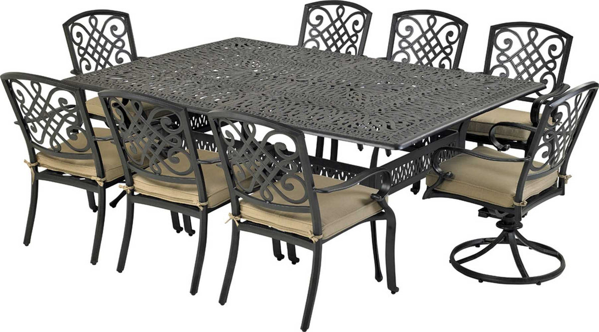 Patio Resort RCDTMN8460-BT3 Bridgetown 9-Piece Dining Set