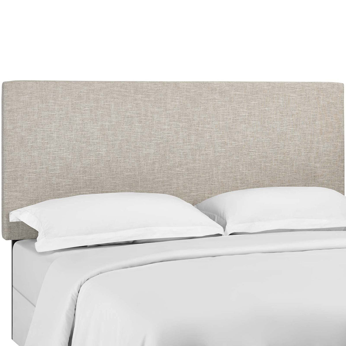 Modway Claire Linen Fabric Upholstered King And California King Headboard In Beige