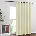 NICETOWN Blackout Sliding Door Curtain 84 inches Long, Grommet Patio Door Curtain & Drape Room Divider Sound & Light Blocking Pr