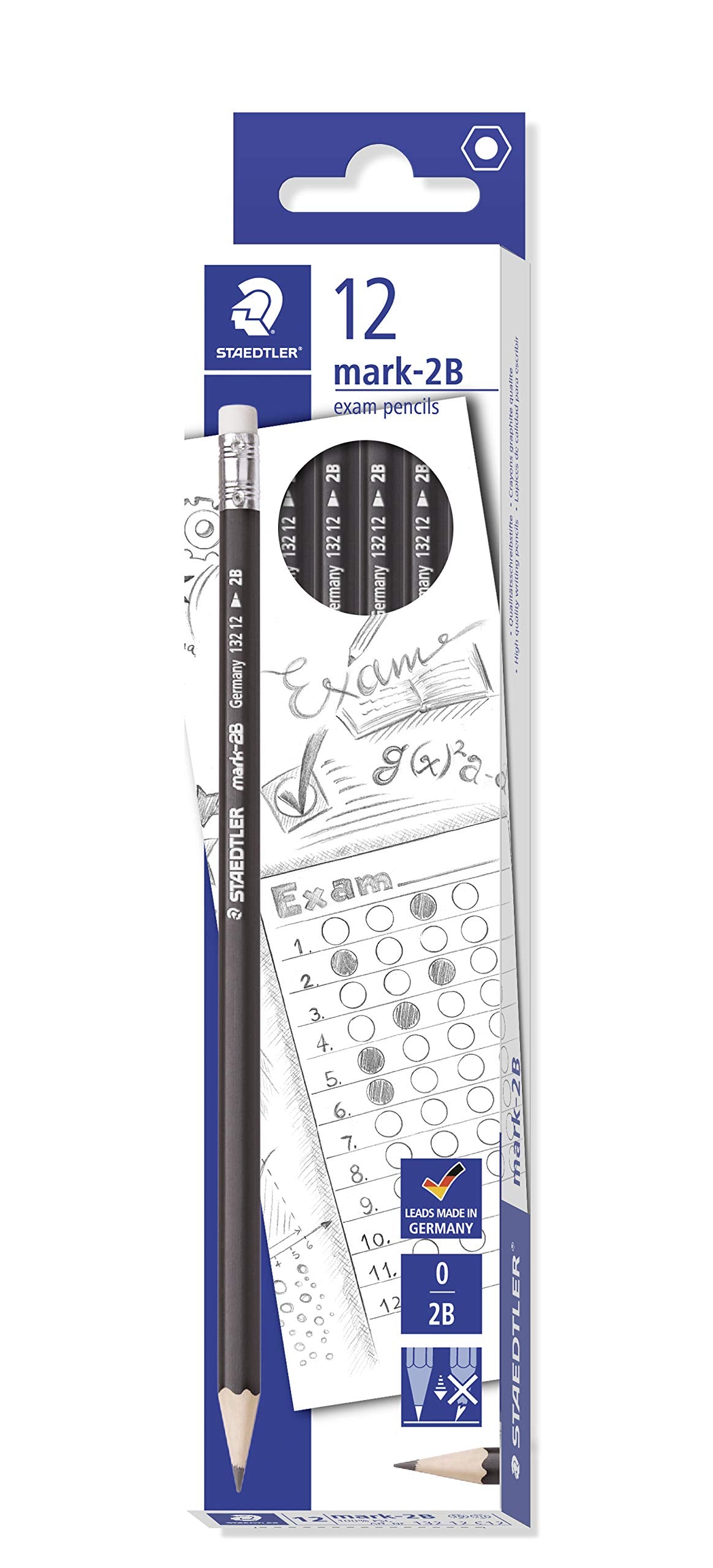 Staedtler Blacklead Pencils 2B (Box Of 12)