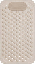 VDNSI Anti Slip Shower Mat Non Slip Bath Mat with a Drain Hole and Suction Cups Bathtub Shower Mat with Foot Scrubber Massage Ma