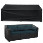 Likorlove 100% Waterproof Outdoor Sofa Cover, 78'' Wx 33'' Dx 32'' H Patio Furniture Covers Waterproof, Windproof 2-Seater Sofa