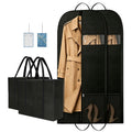 54 Inch Garment Bags for Travel, Dress Bags for Gowns with Foldable Tote
