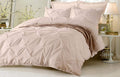 Queen Duvet Qover Cotton 800 Thread Count 100% Egyptian Cotton Long Staple Quilt 1 Duvet Cover 2 Pillow Shams Pinch Pleated Silk