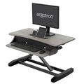 Ergotron - WorkFit-Z Mini Small Standing Desk Converter, Laptop Sit Stand Desk Riser for Tabletops and Home Office - 31 Inch Wid