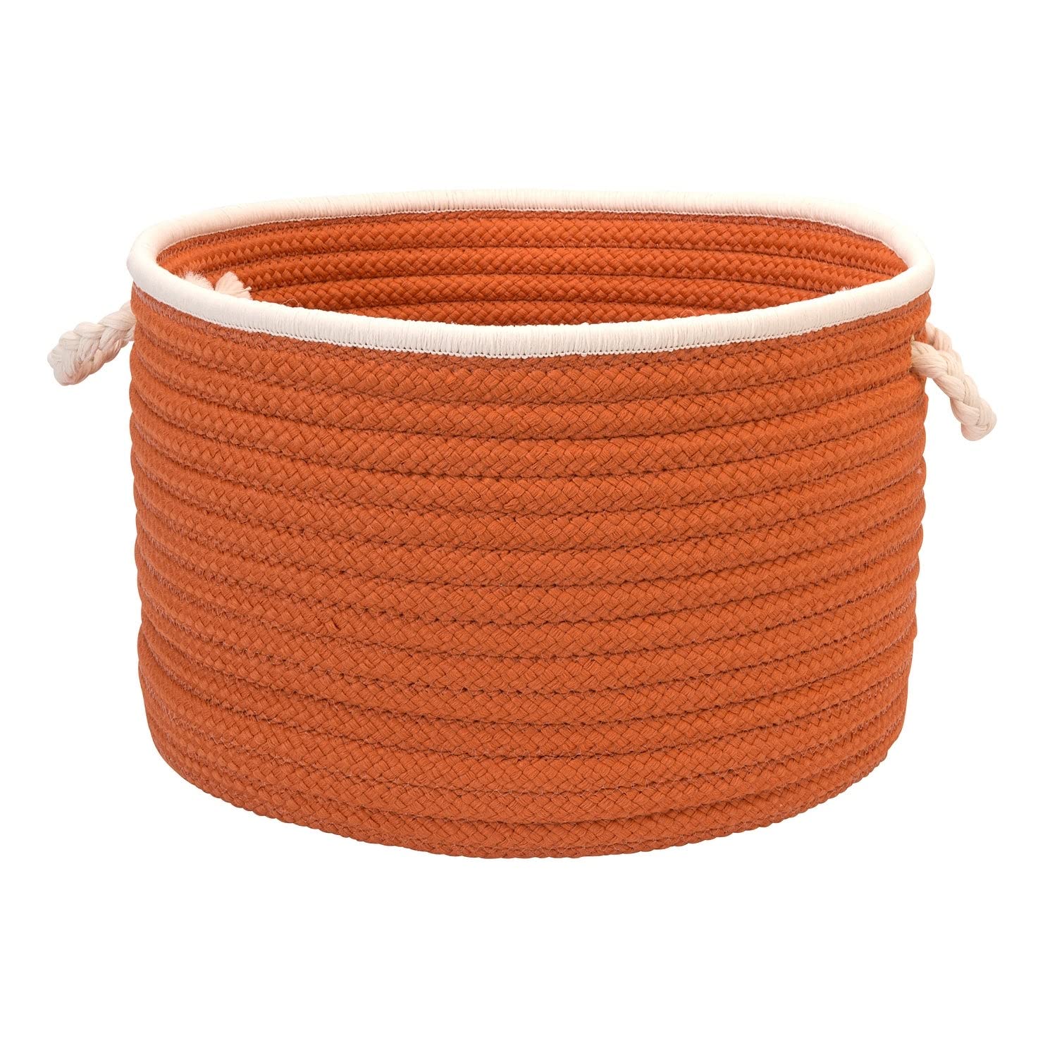 Doodle Edge Colonial Mills Utility Basket, 14 By 10-Inch, Orange