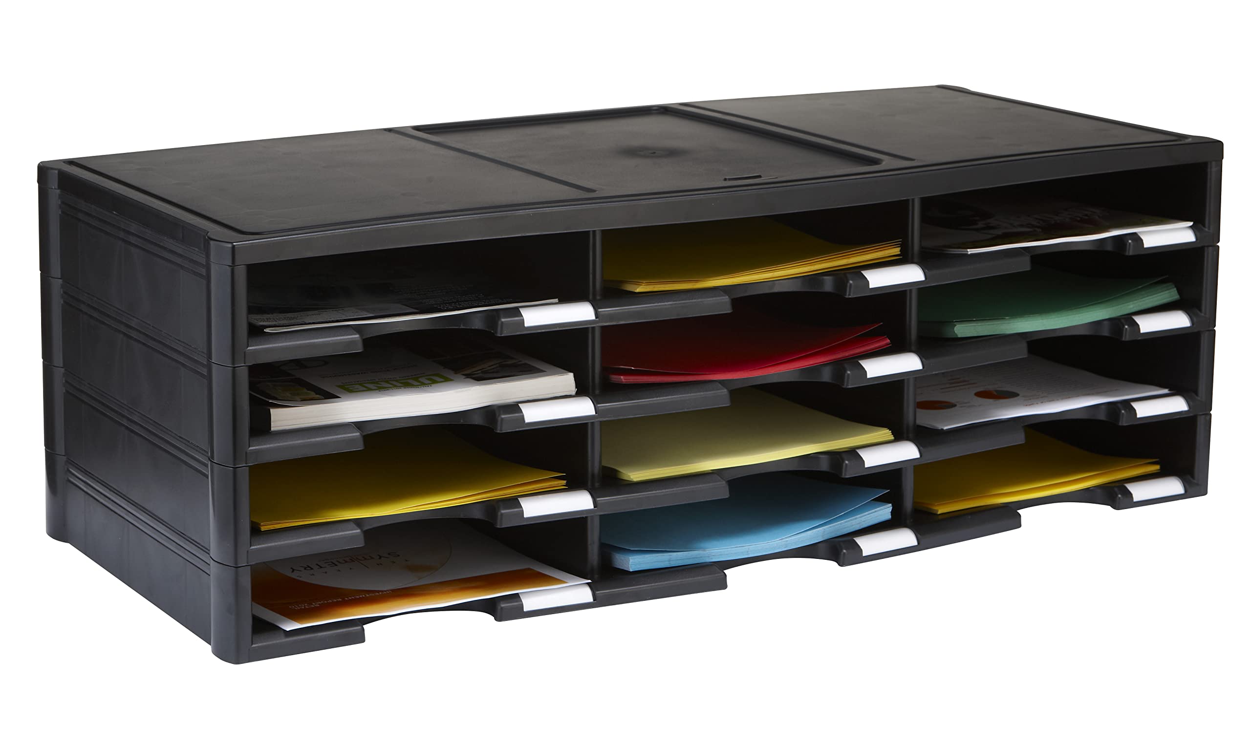 Storex Office Supplies Organizers, Black (Stx61432U01C)