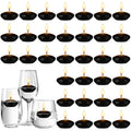 Nuanchu 30 Pcs 1.5 Unscented Floating Candles Bulk for Centerpieces Votive Floating Candles Cylinder Vases Candles Floating Ca