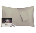 California Design Den Luxury 100% Egyptian Cotton Pillow Covers, King Size Pillowcases Set Of 2, Sateen Weave, Soft, Breathable