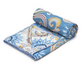 Elegance Reversible Double Bed Blanket/Duvet/Comforter/Ac Dohar (Multicolor, Design 2)