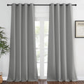 NICETOWN Blackout Bedroom Curtain 120 inches Long - Grommet Thermal Curtain Room Darkening Window Treatment Light Blocking Drape