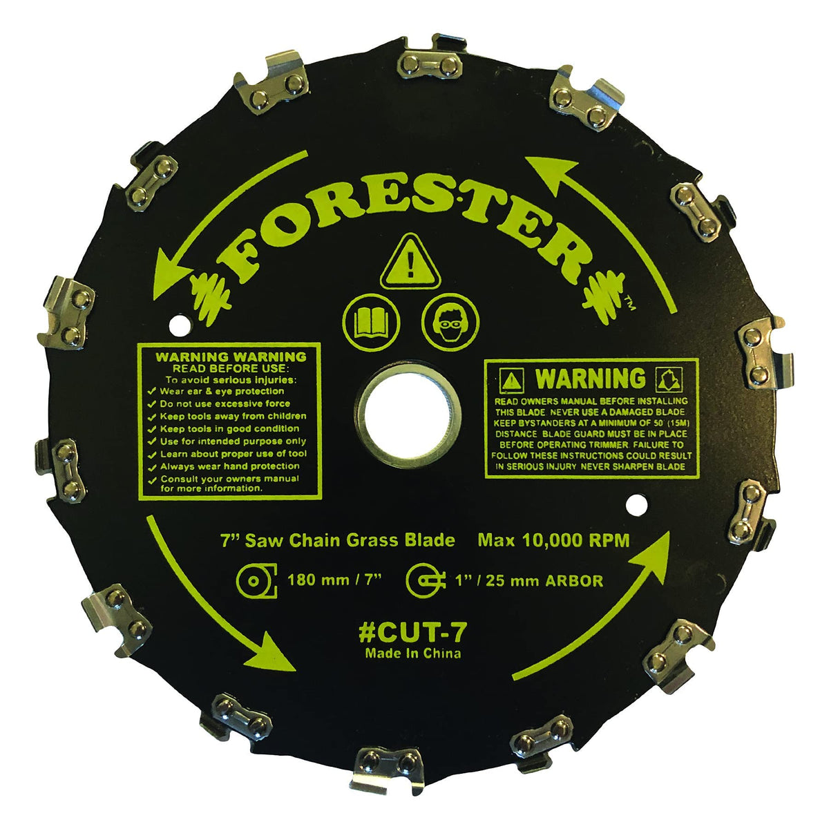 Forester Chainsaw Brush Cutter Blade And File Set