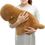Isaacalyx Large Tyran rex-21 inch Dino Nugget Pillow, Soft Dinosaur Chicken Nuggets Pillow for Birthday Gifts, Dinosaur Theme Pa