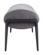 Zuo Glatt Bench Gray