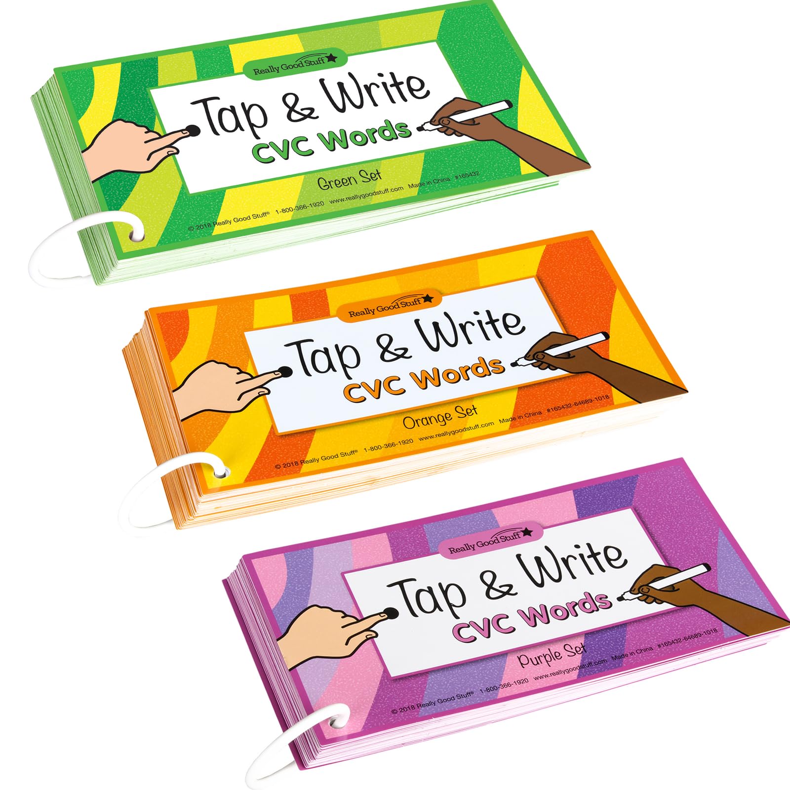 Really Good Stuff Tap And Write Cvc Words - 120 Cards