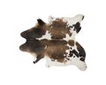 HomeRoots Cowhide Rug, Taupe and White Rug, Microsuede Rug, Home Decor Rug For Bedroom, Living Room, Sofa, Soft Modern Rug, Luxurious Indoor Rug 72' x 84'