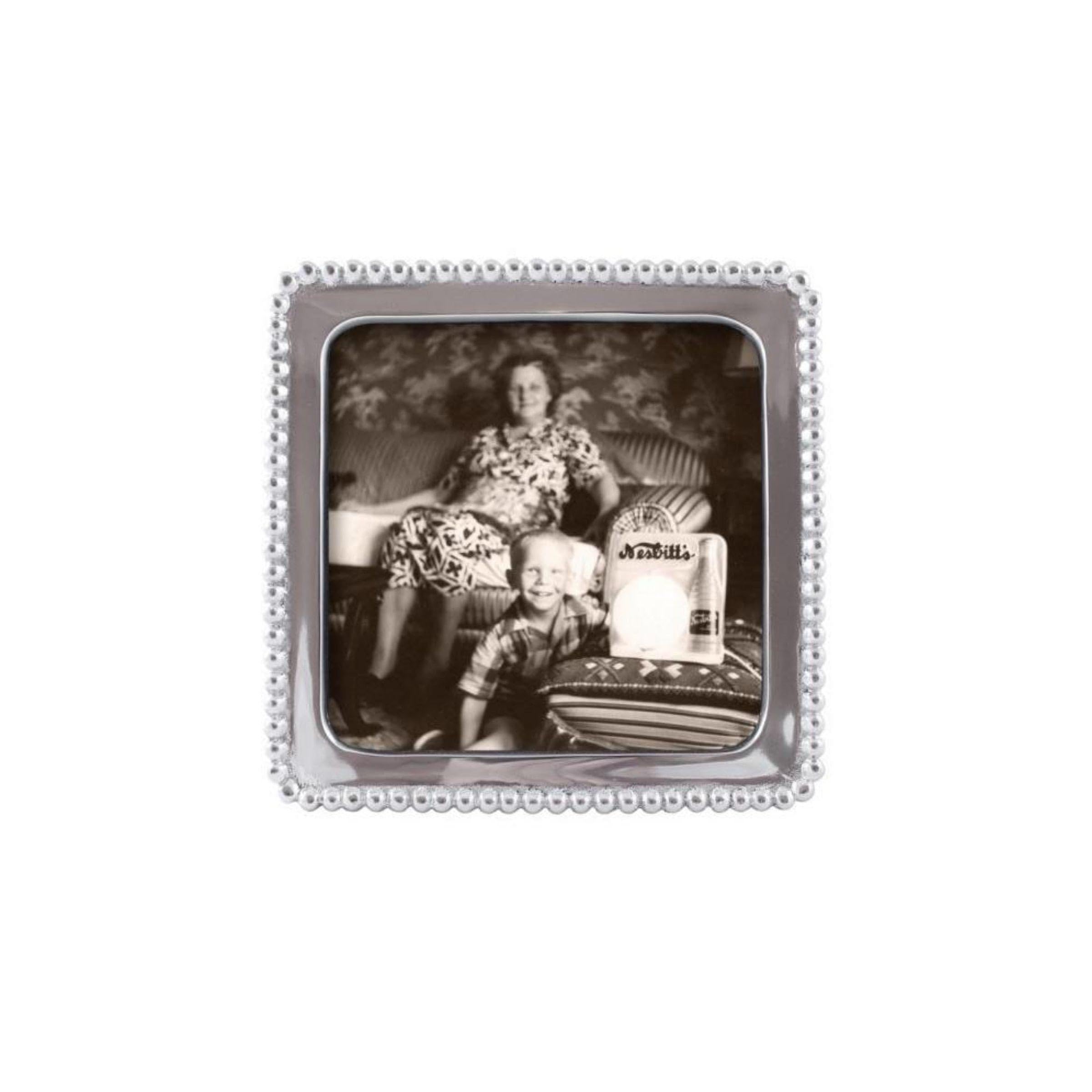 Mariposa Beaded Square 5 x 5 Frame