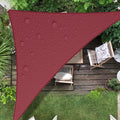Windscreen4Less 14'X16'X21.3' Waterproof Sun Shade Sail Right Triangle Shade Canopy Cover Uv Block For Backyard Patio Deck Balco