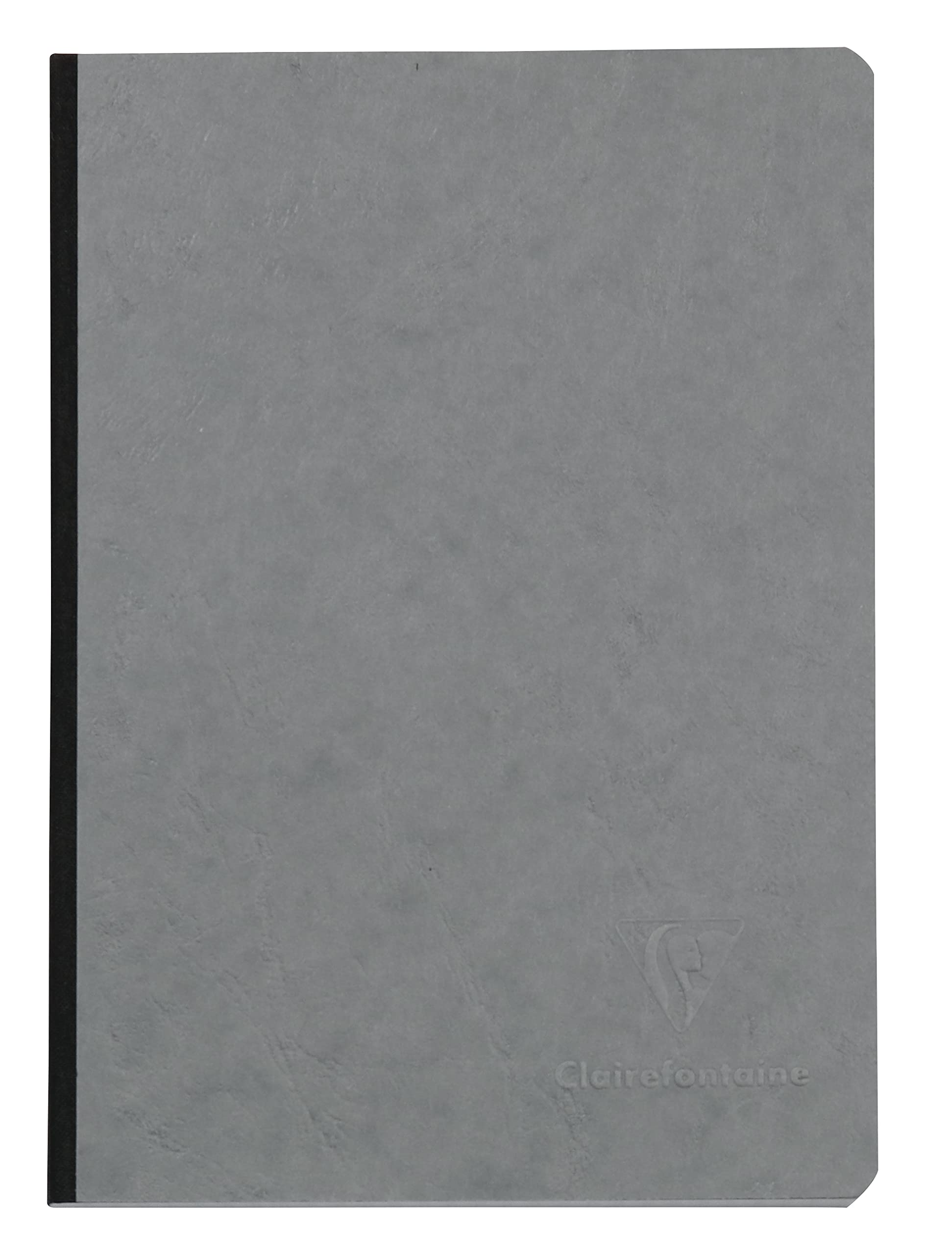 Clairefontaine - Ref 795425C - Age Bag Clothbound Notebook (192 Pages) - A5 Size, Squared Rulings, 90Gsm Brushed Vellum Paper -