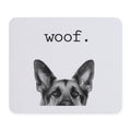 Cafepress Woof Mousepad Non-Slip Rubber Gaming Mousepad